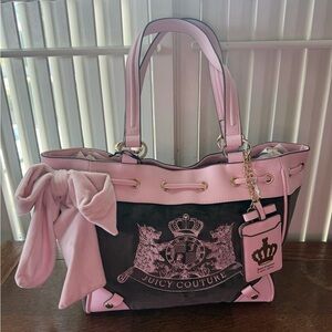 Juicy Couture Scottie Dog Daydreamer Brown Pink BagViral Juicy Couture Bag
